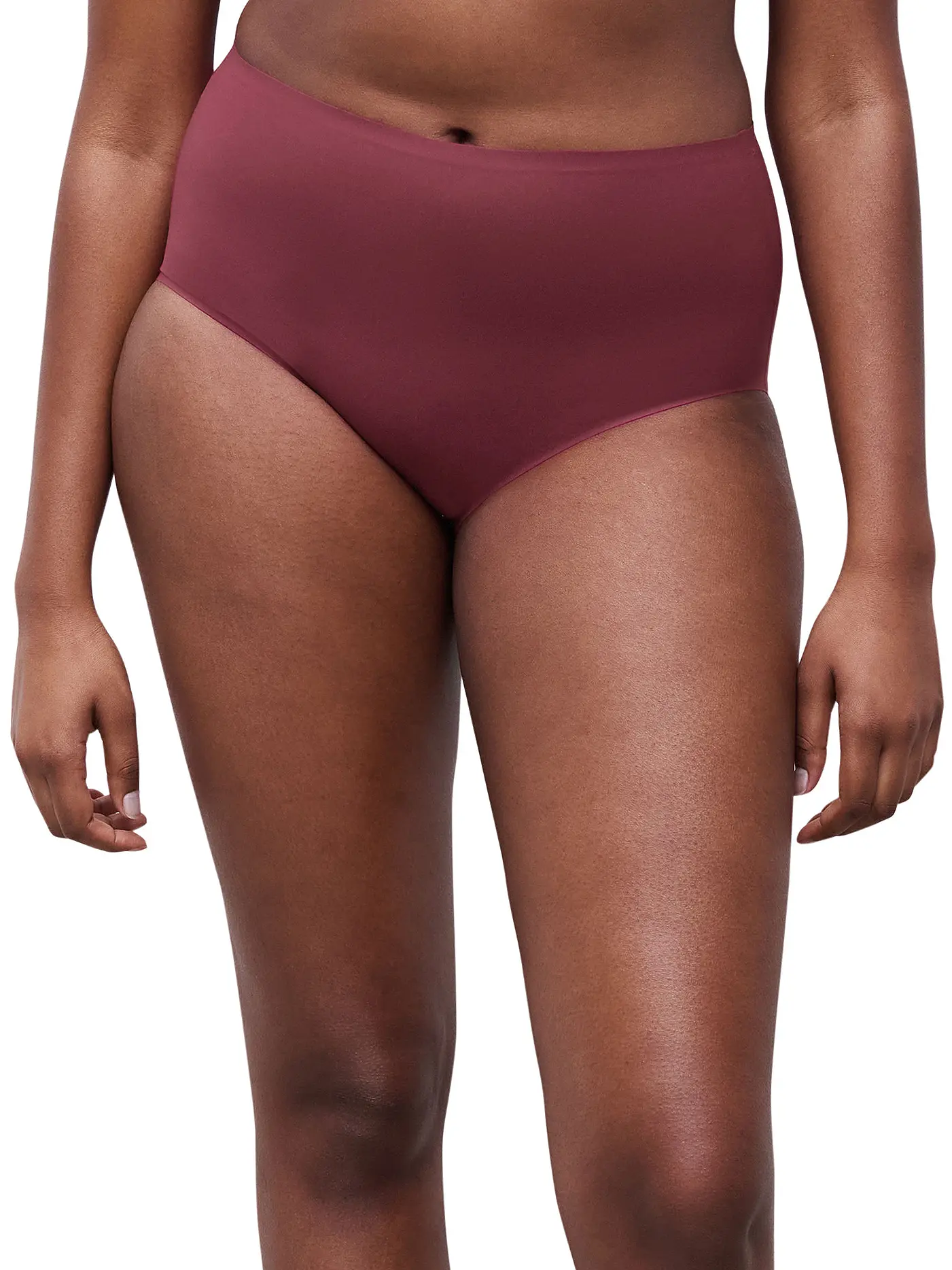 CHANTELLE | Slip "Soft Stretch" (nude) | dunkelrot